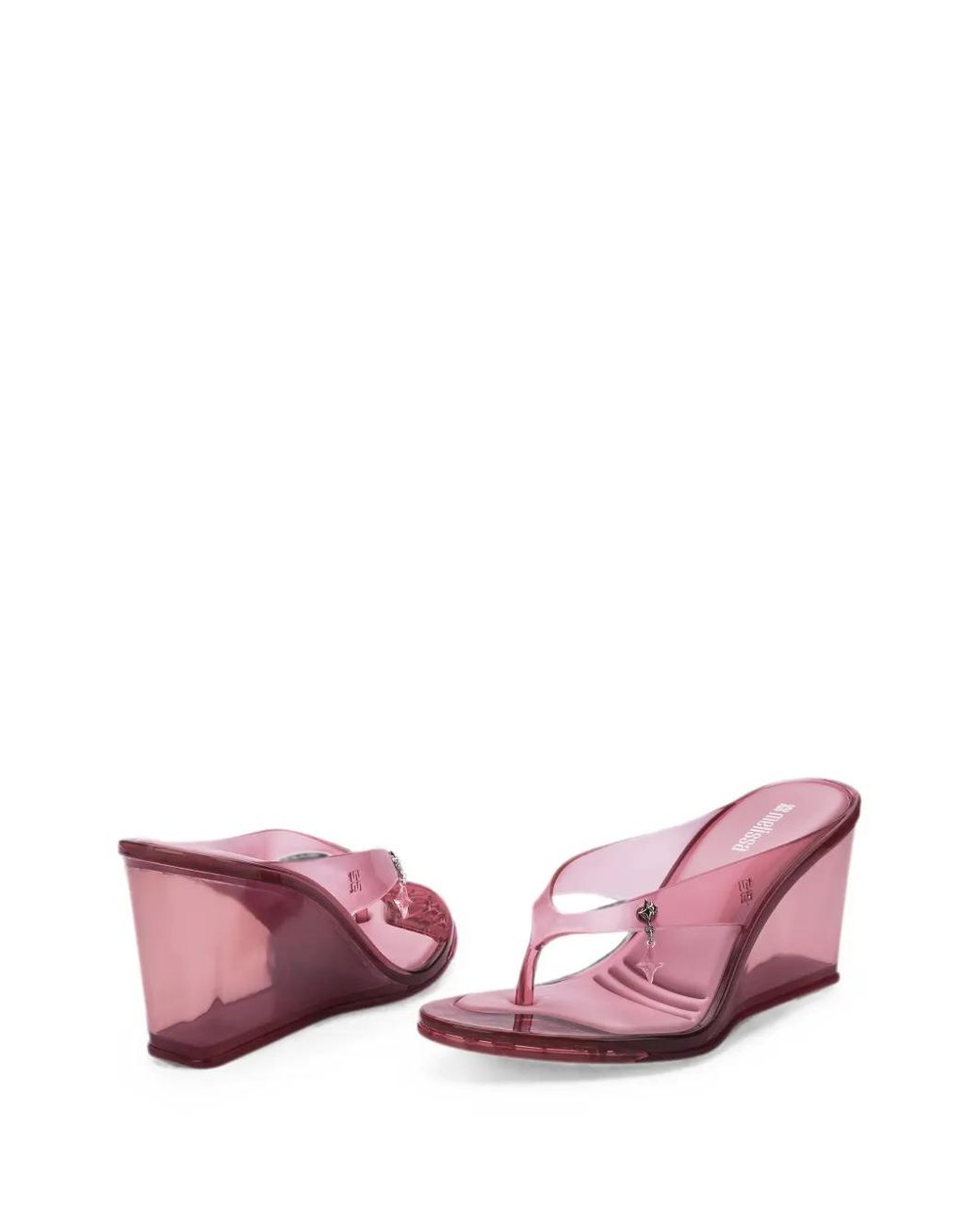 Melissa Pink Nabeela Wedge Sandals