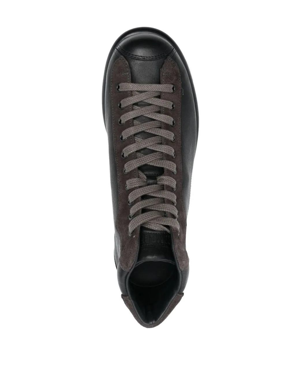 Camper Black Pelotas Ariel Leather Sneakers for men