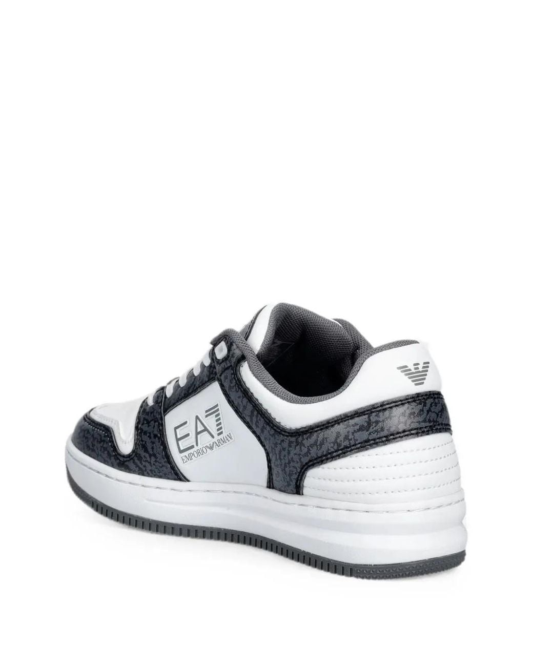 Baskets À Logo Imprimé EA7 en coloris White