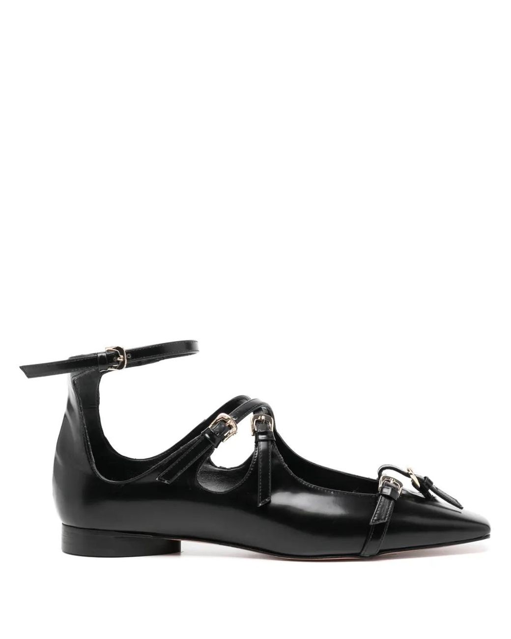 Piferi Black Ambrosia Flat Shoes