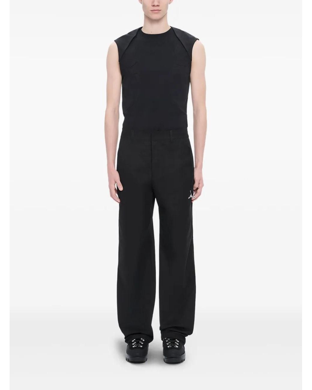 HELIOT EMIL Black Igneous Trousers for men