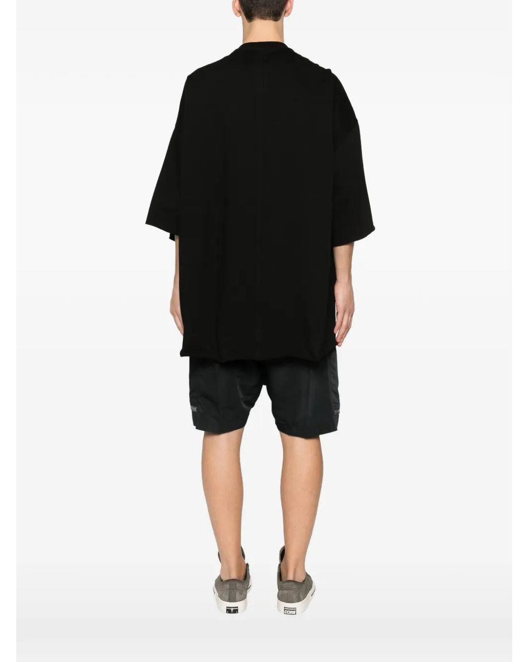 Rick Owens Black Tommy Short-Sleeve T-Shirt for men