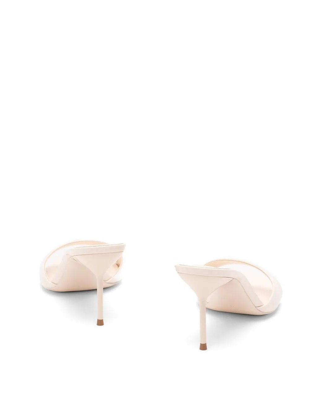 Paris Texas Natural Lidia Leather Mules
