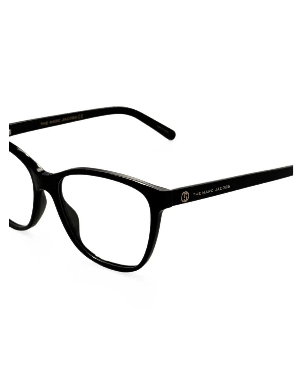 Marc Jacobs White Lunettes De Vue À Monture Papillon