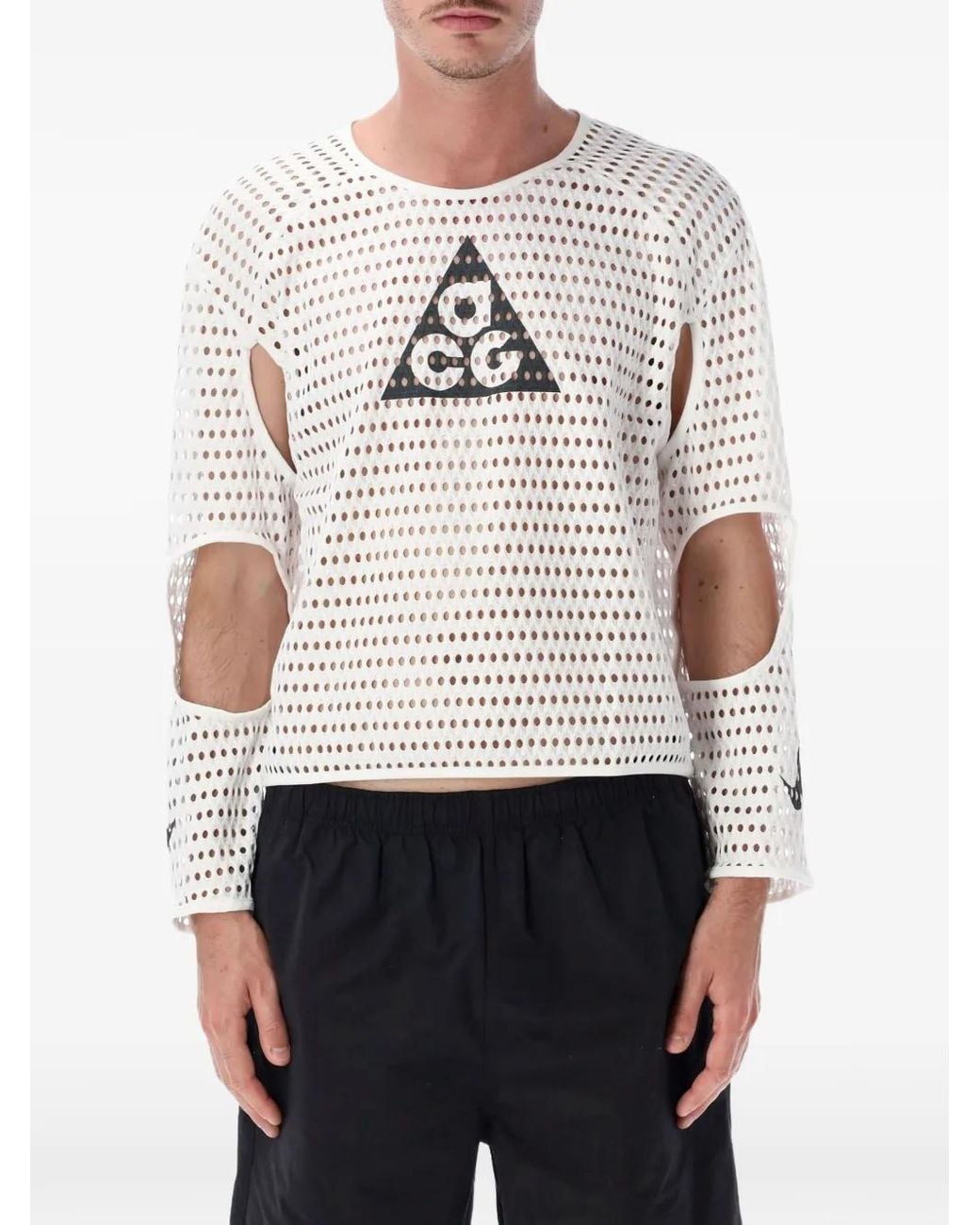 Nike White X Acg Radical Airflow Mesh T-Shirt for men