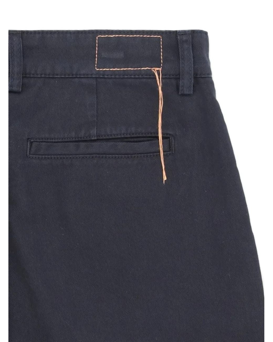 Fortela Blue Maine Cotton Trousers for men