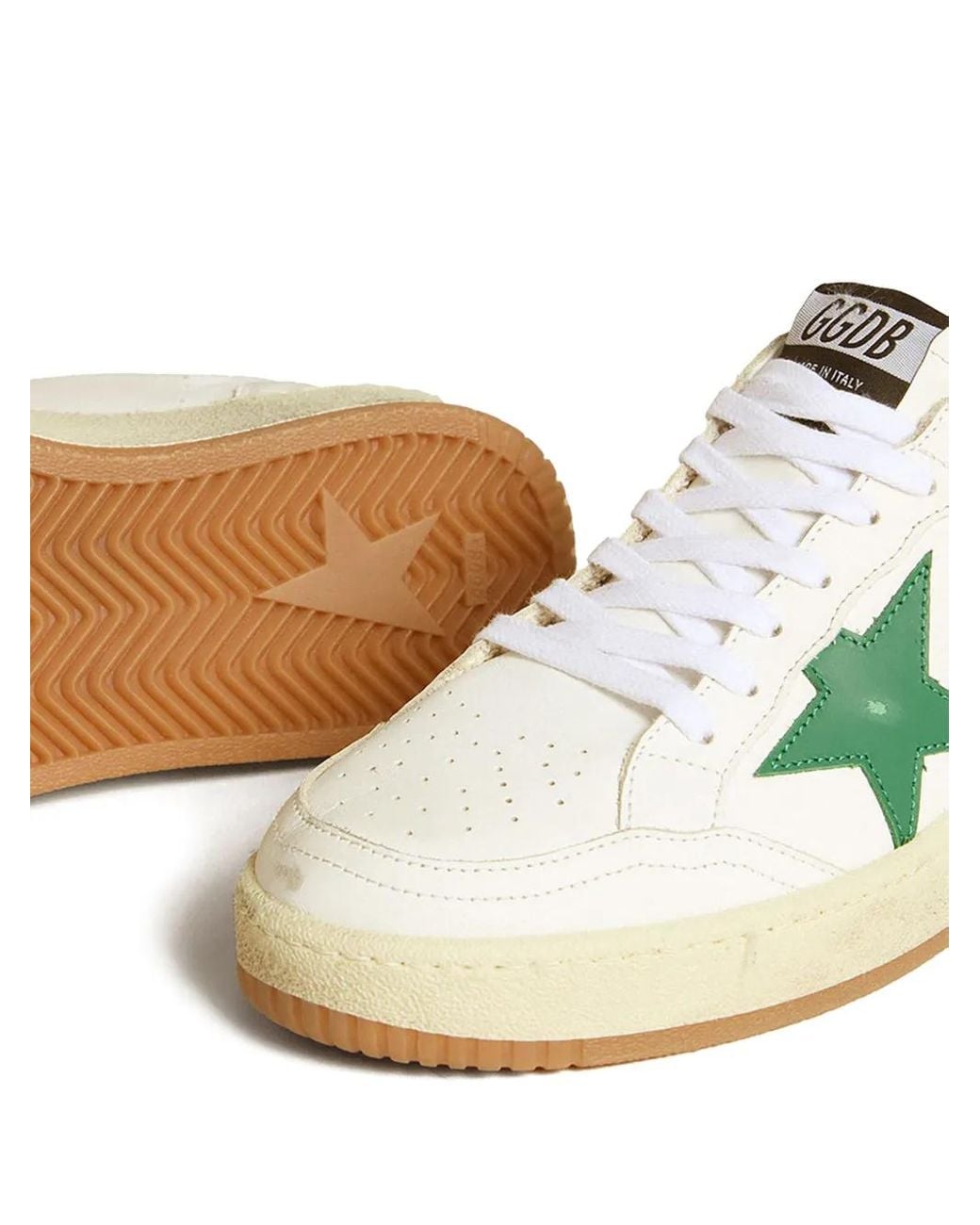 Golden Goose Deluxe Brand Green Ball Star Sneakers