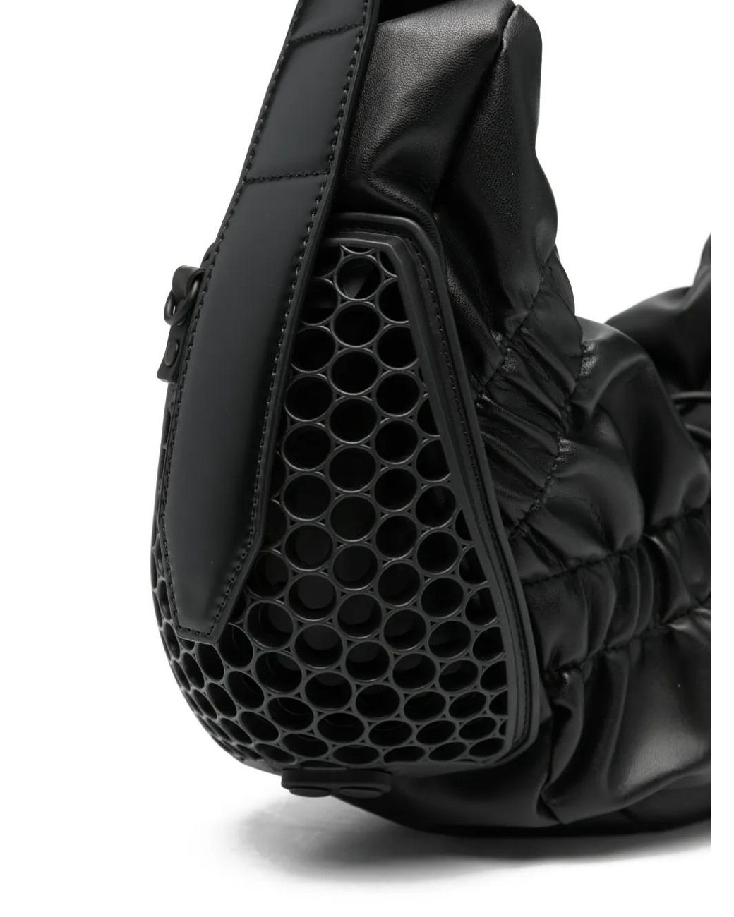 Junya Watanabe Black X Innerraum Gathered-Detail Shoulder Bag
