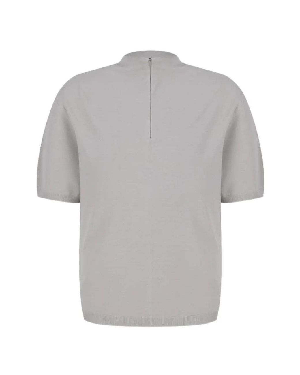 Amomento Gray Zip-Up Knit for men