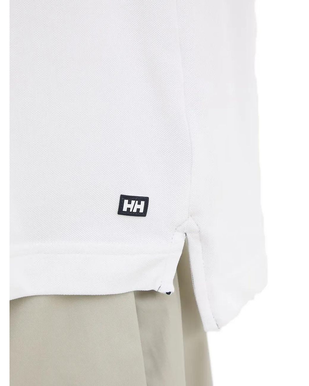 Helly Hansen White Portofino Logo-Patch Tank Top