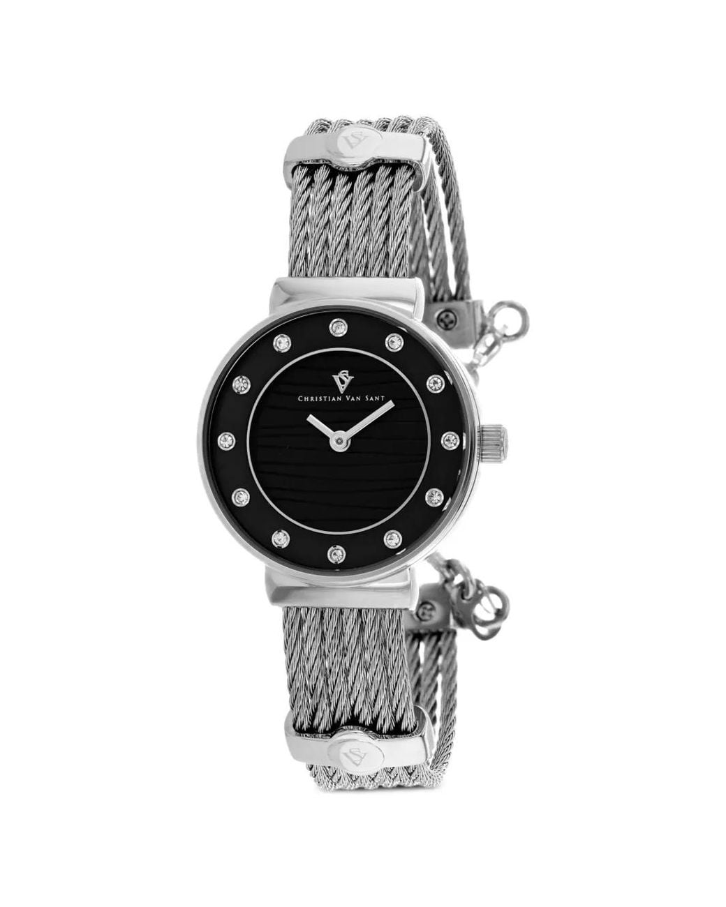Christian Van Sant White Cavo Cable-Link 28Mm Watch