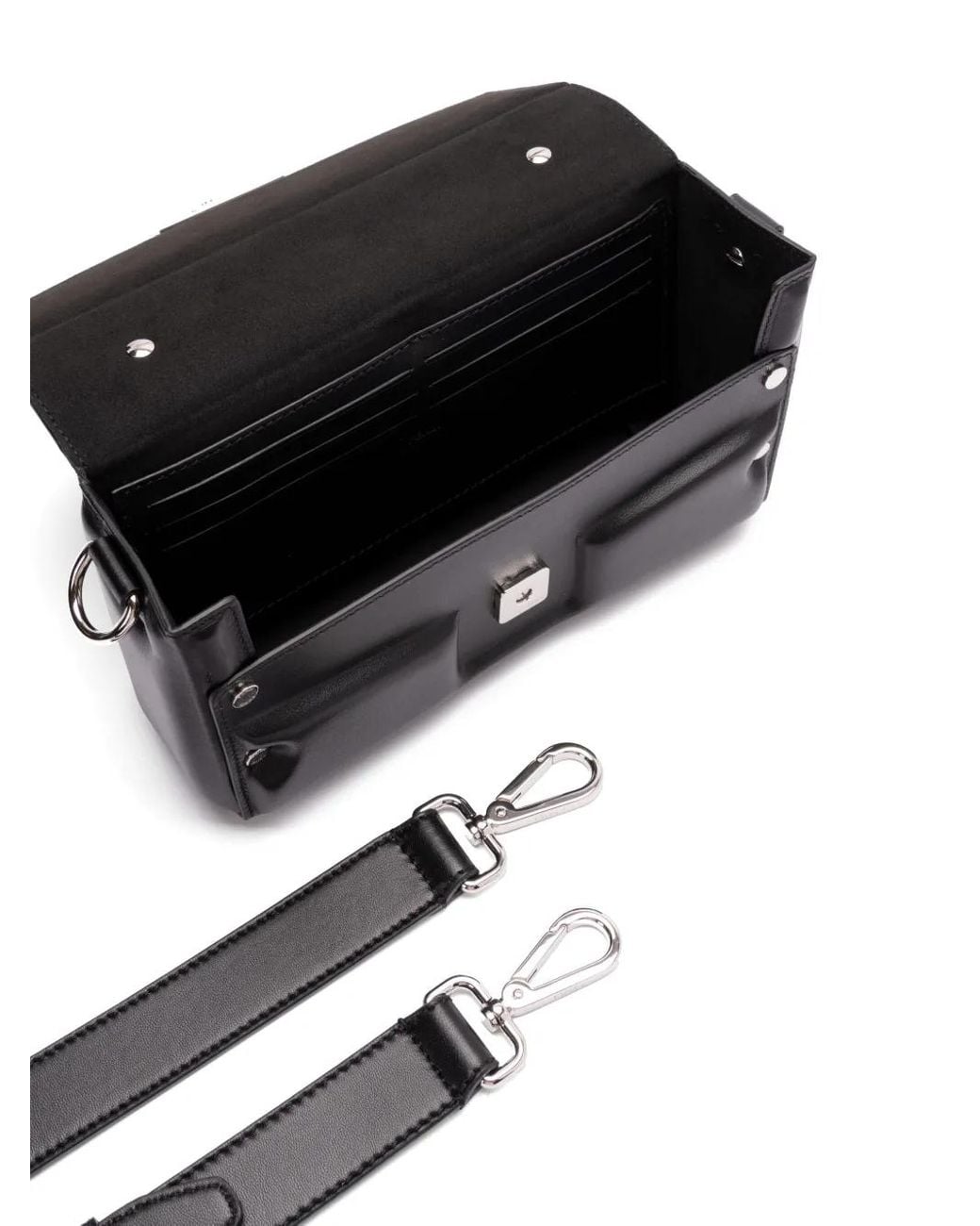Fendi Black Baguette Soft Bag for men