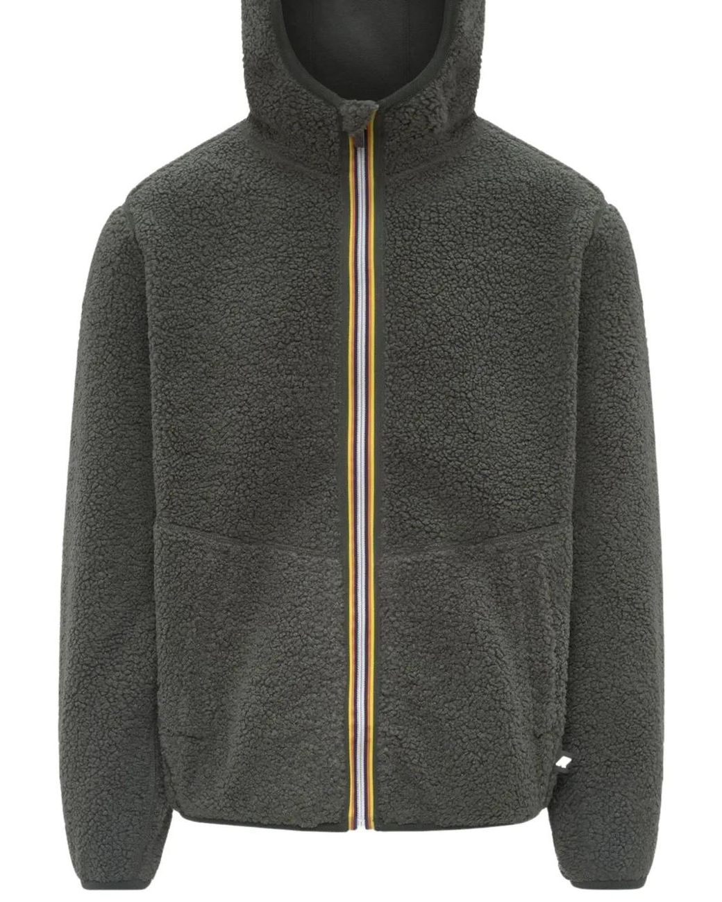 K-Way Green Jack Reversible Fleece Jacket for men