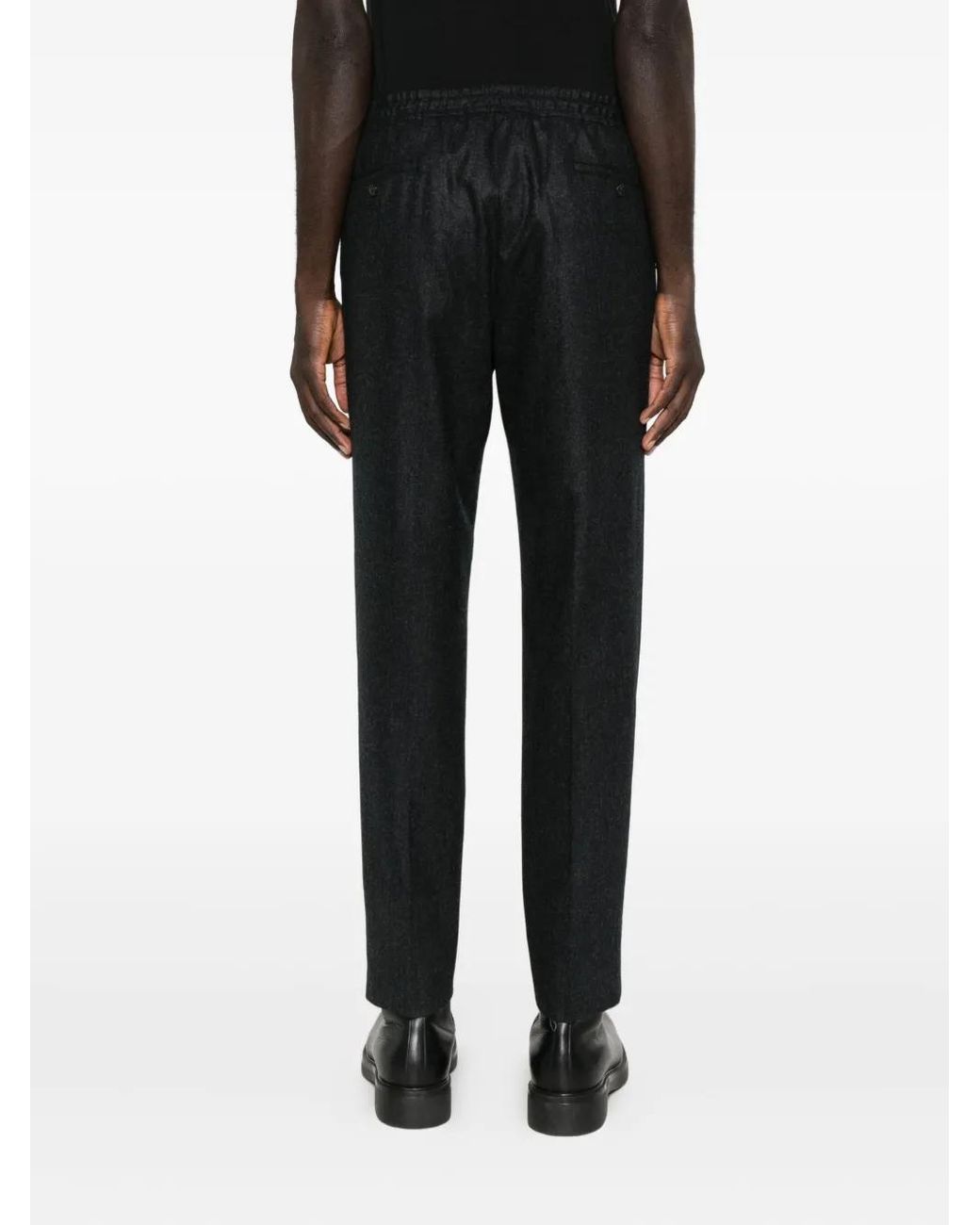 Corneliani Geruite Broek in het Black voor heren
