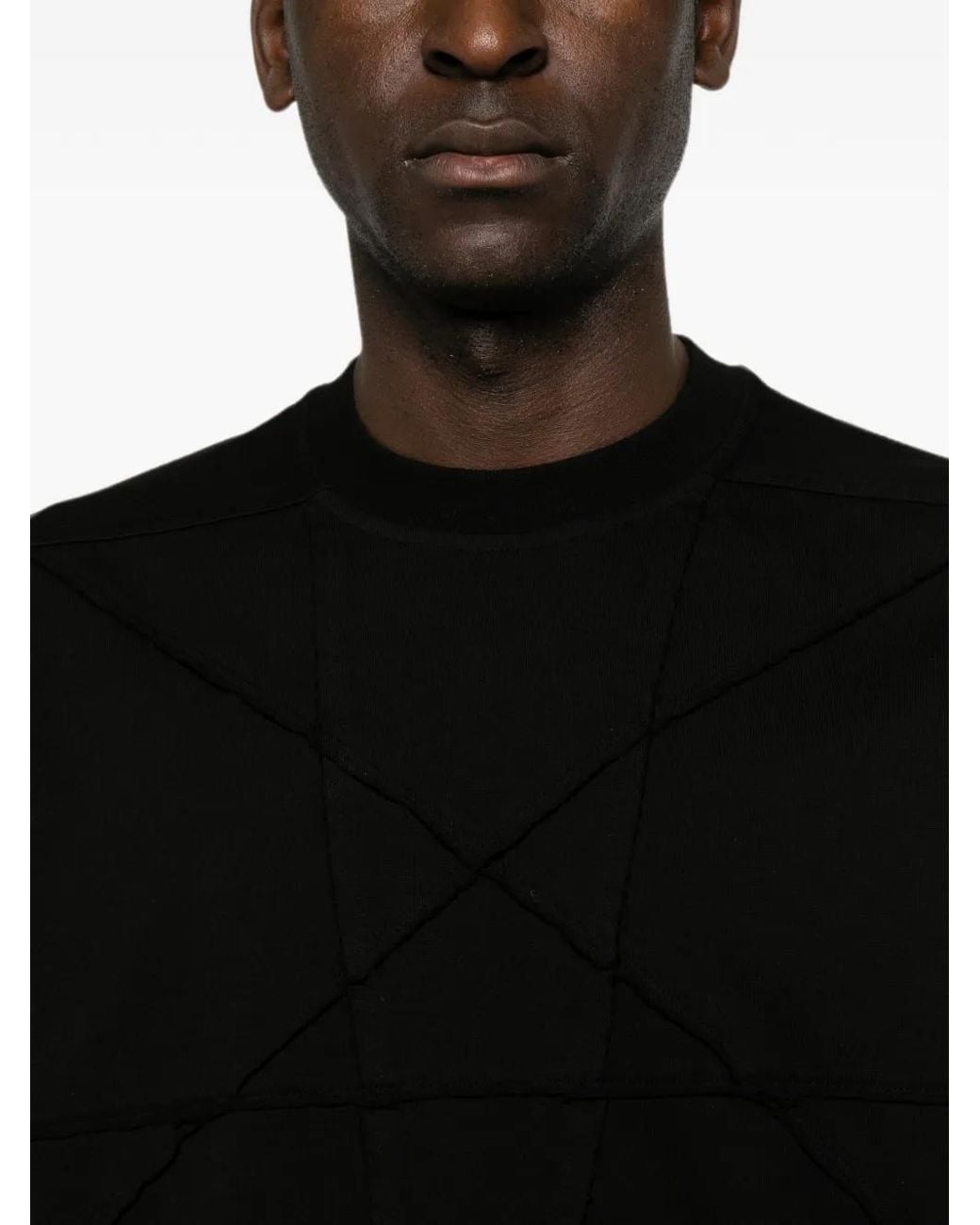 Rick Owens Black Jumbo Ss T for men