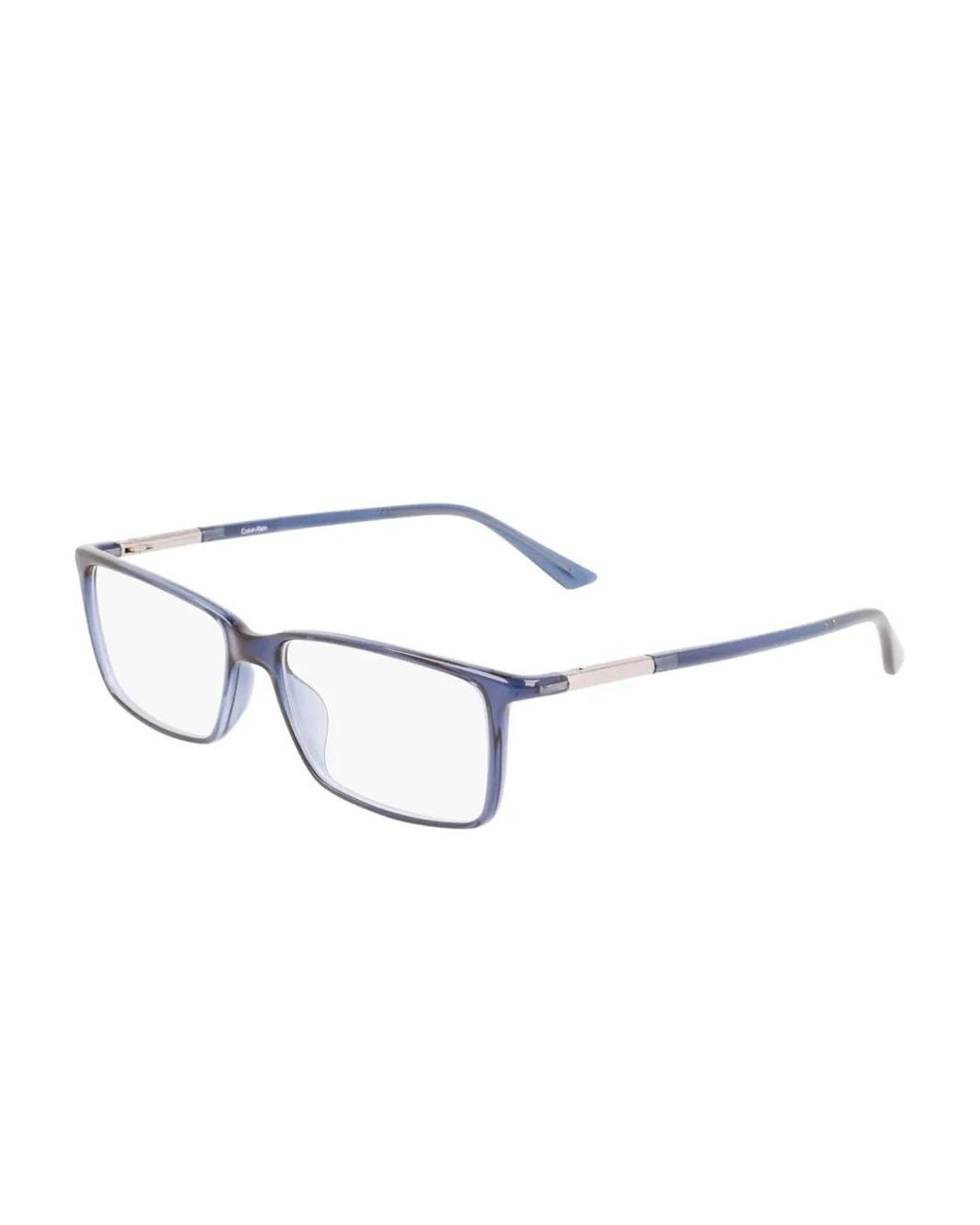 Calvin Klein Rectangle Detailed Frames in Blue for Men | Lyst