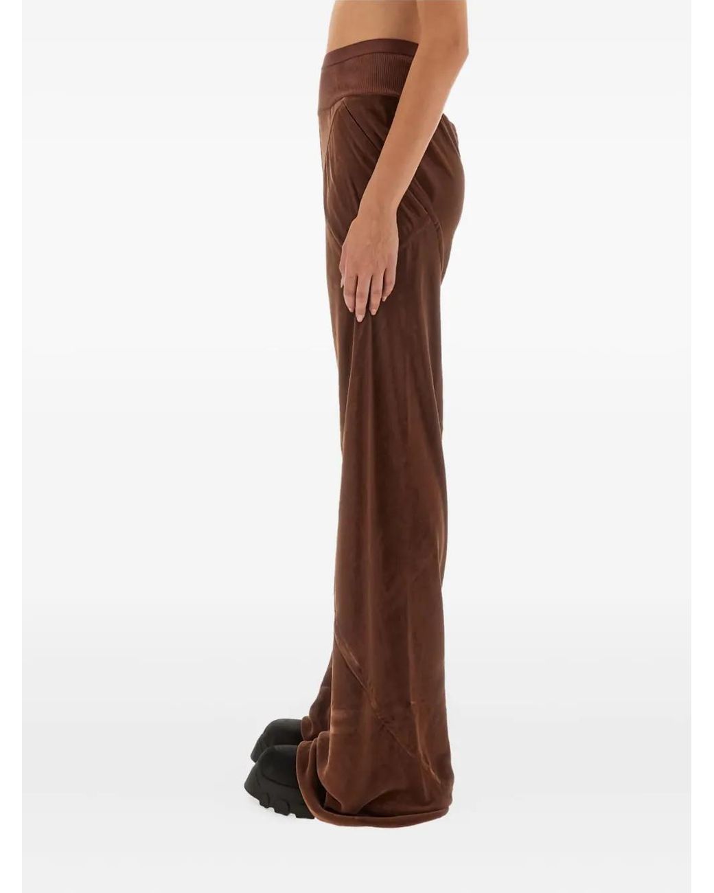 Rick Owens Brown Concordians Bias Trousers