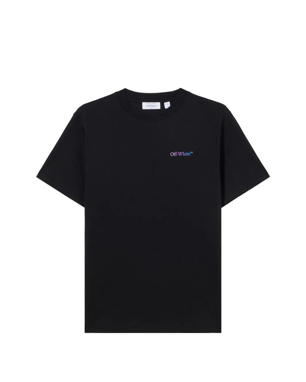 Off-White c/o Virgil Abloh Black Gradient-Logo T-Shirt for men