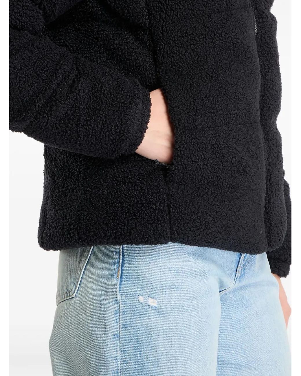 Columbia Black Sherpa-Effect Puffer Jacket