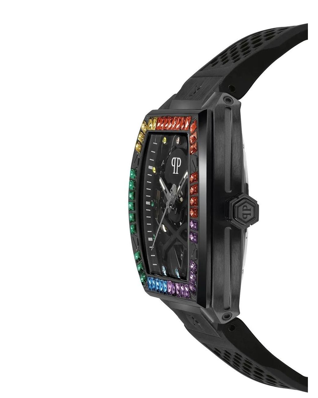 Philipp Plein Black The $Keleton 44Mm