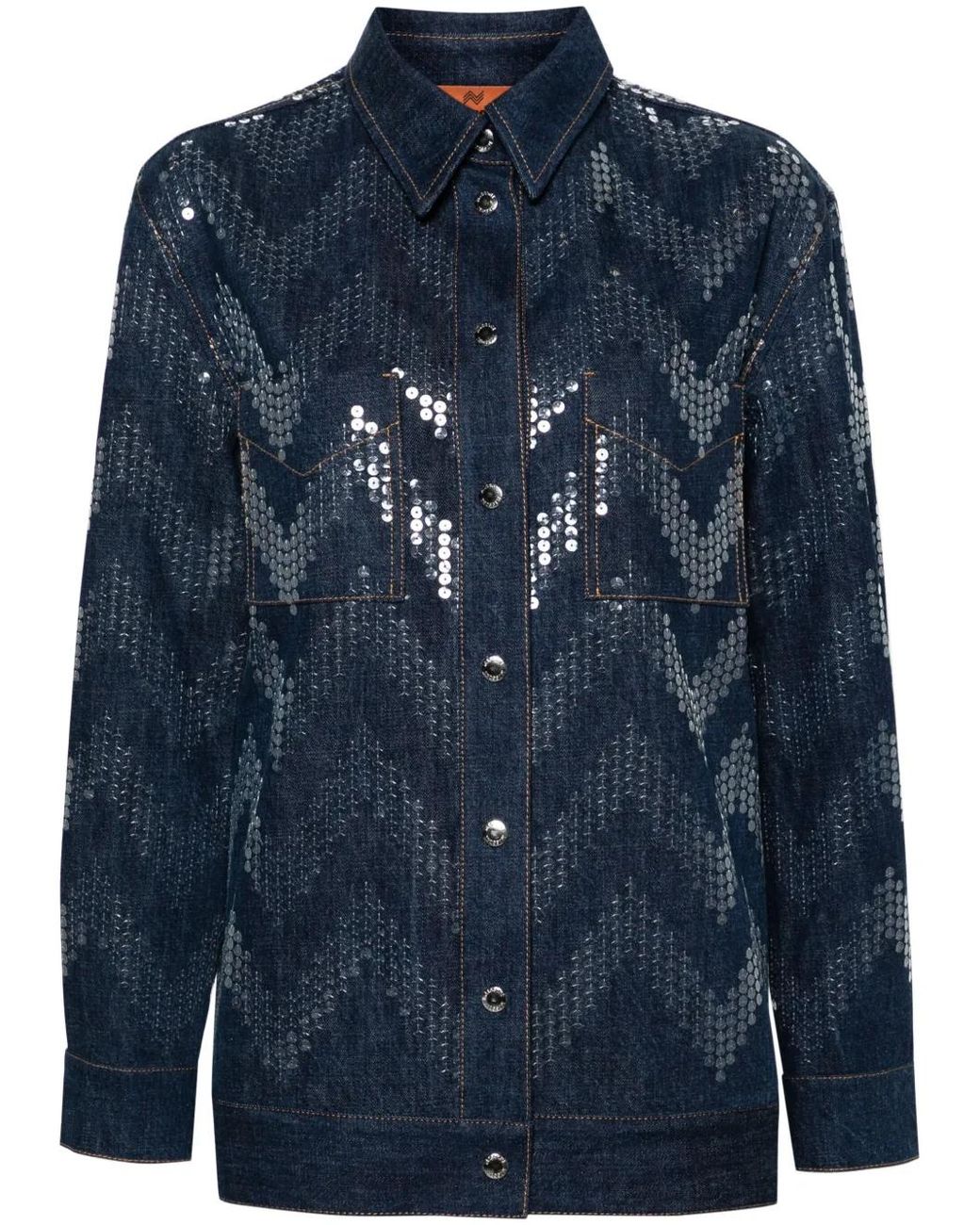 Missoni Denim Jack in het Blue