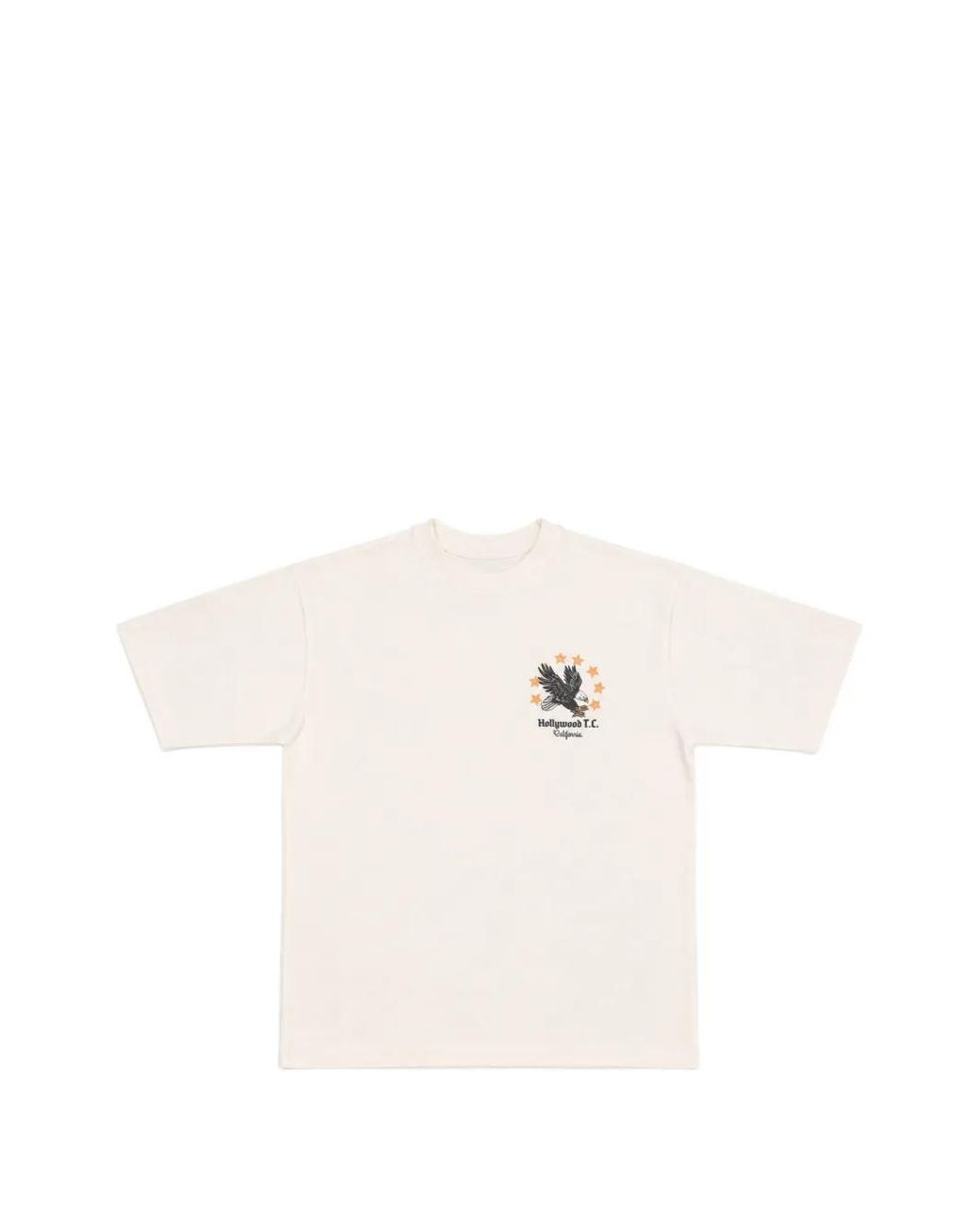 HTC White Graphic-Print Studded T-Shirt for men
