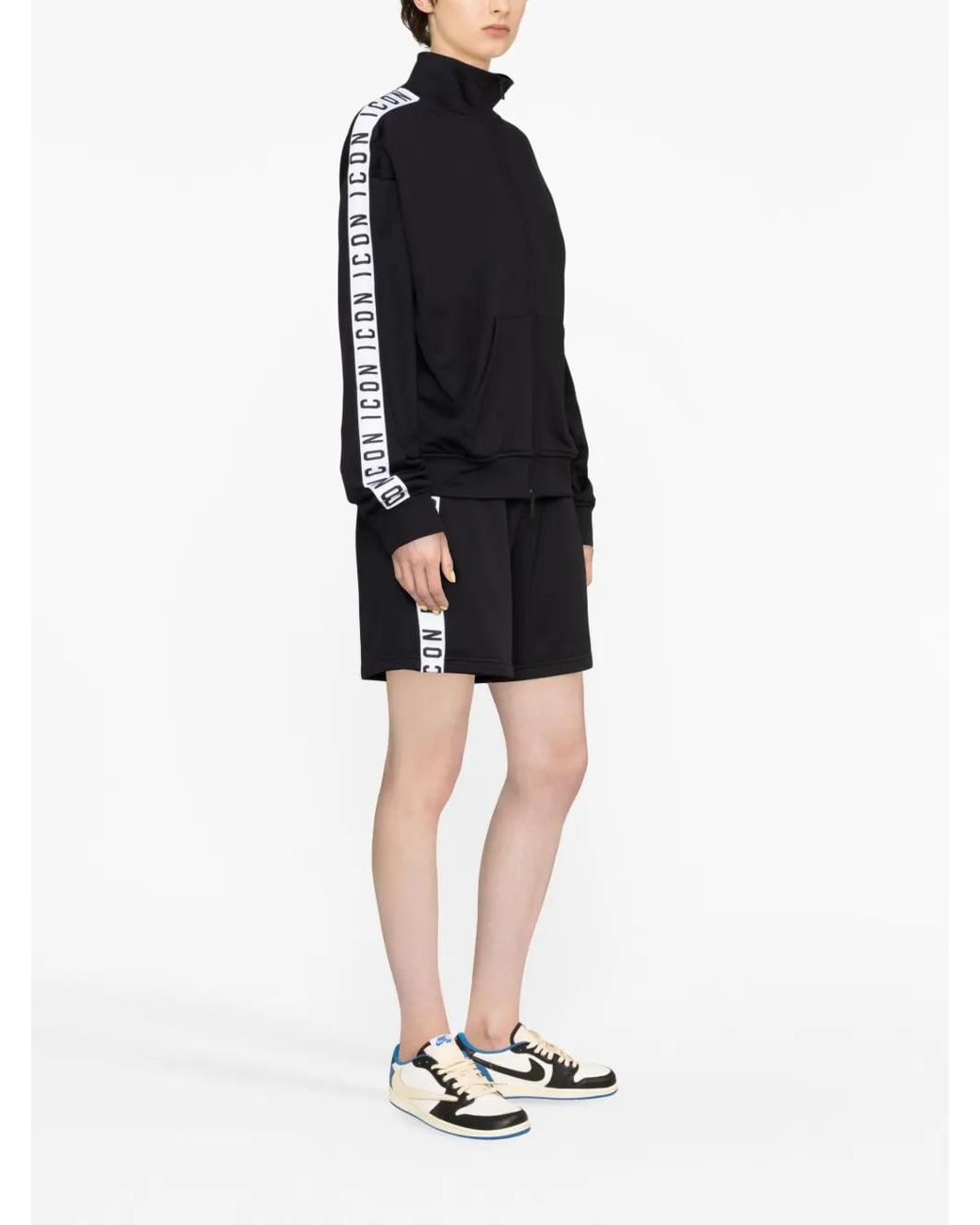 Giacca Icon Con Zip di DSquared² in Black