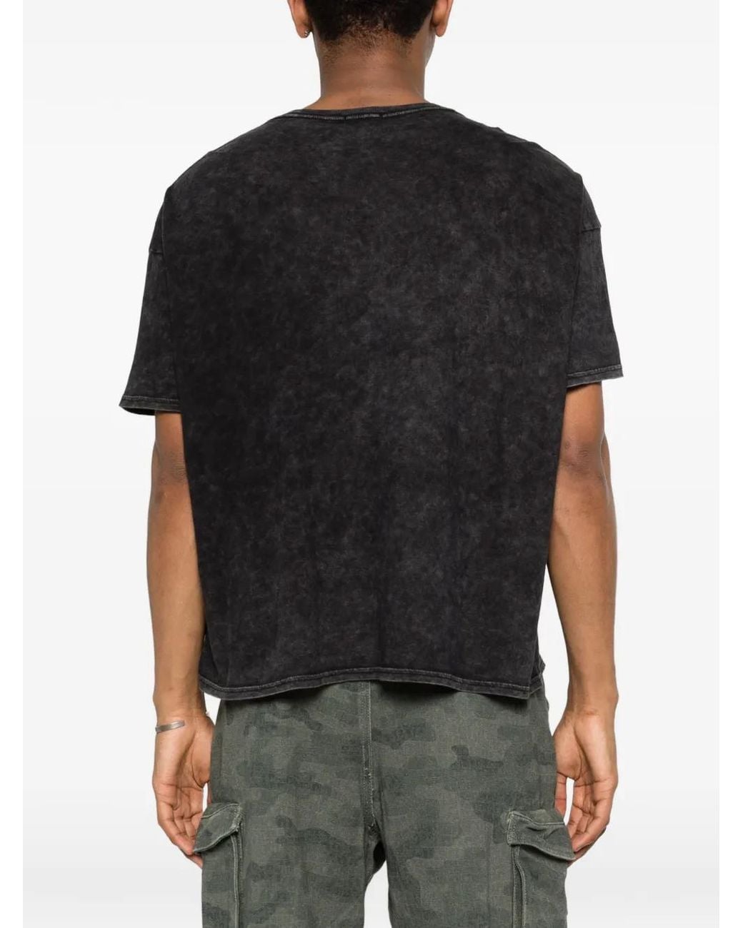 R13 Black Graphic T-Shirt for men