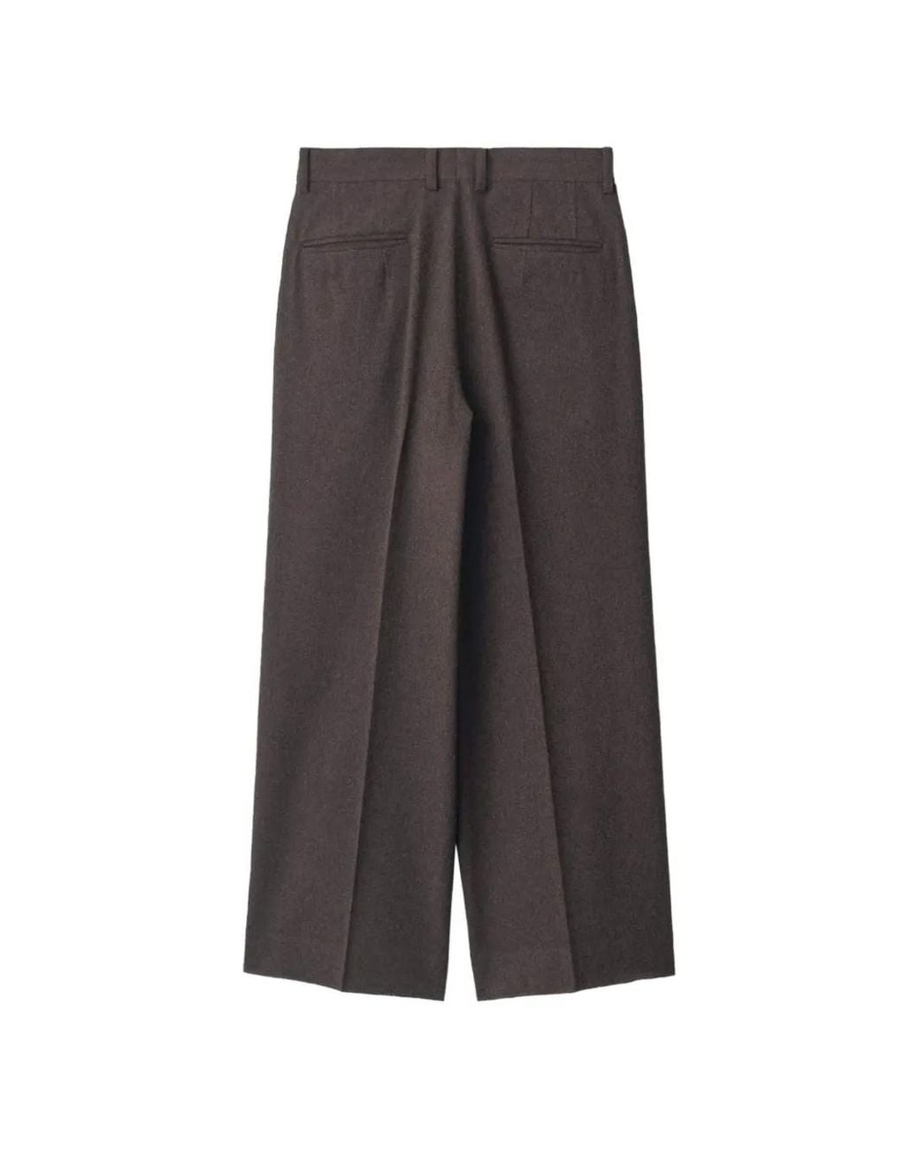 Ssstein Gray Pleated Wool Trousers
