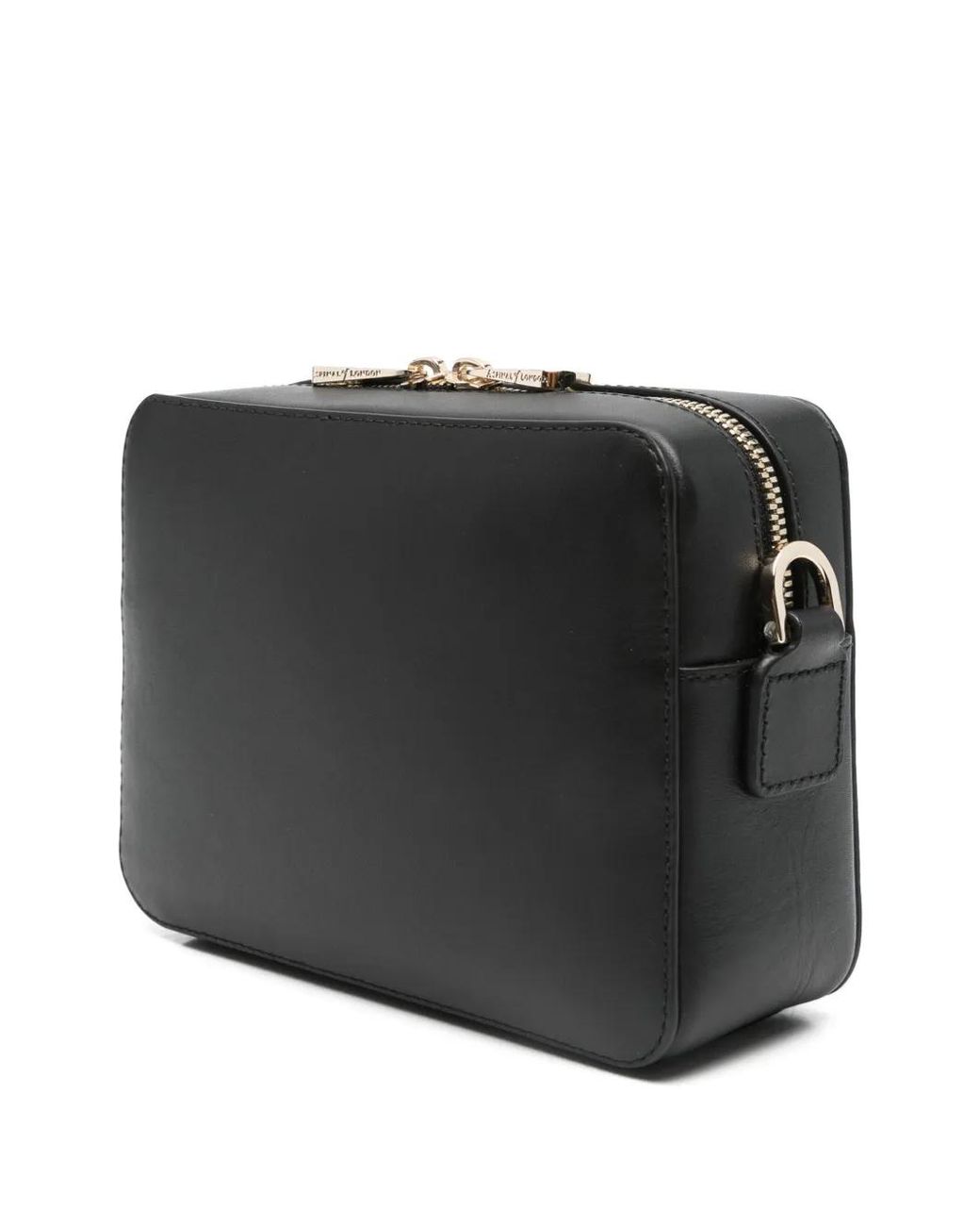 Aspinal Black Camera Crossbody
