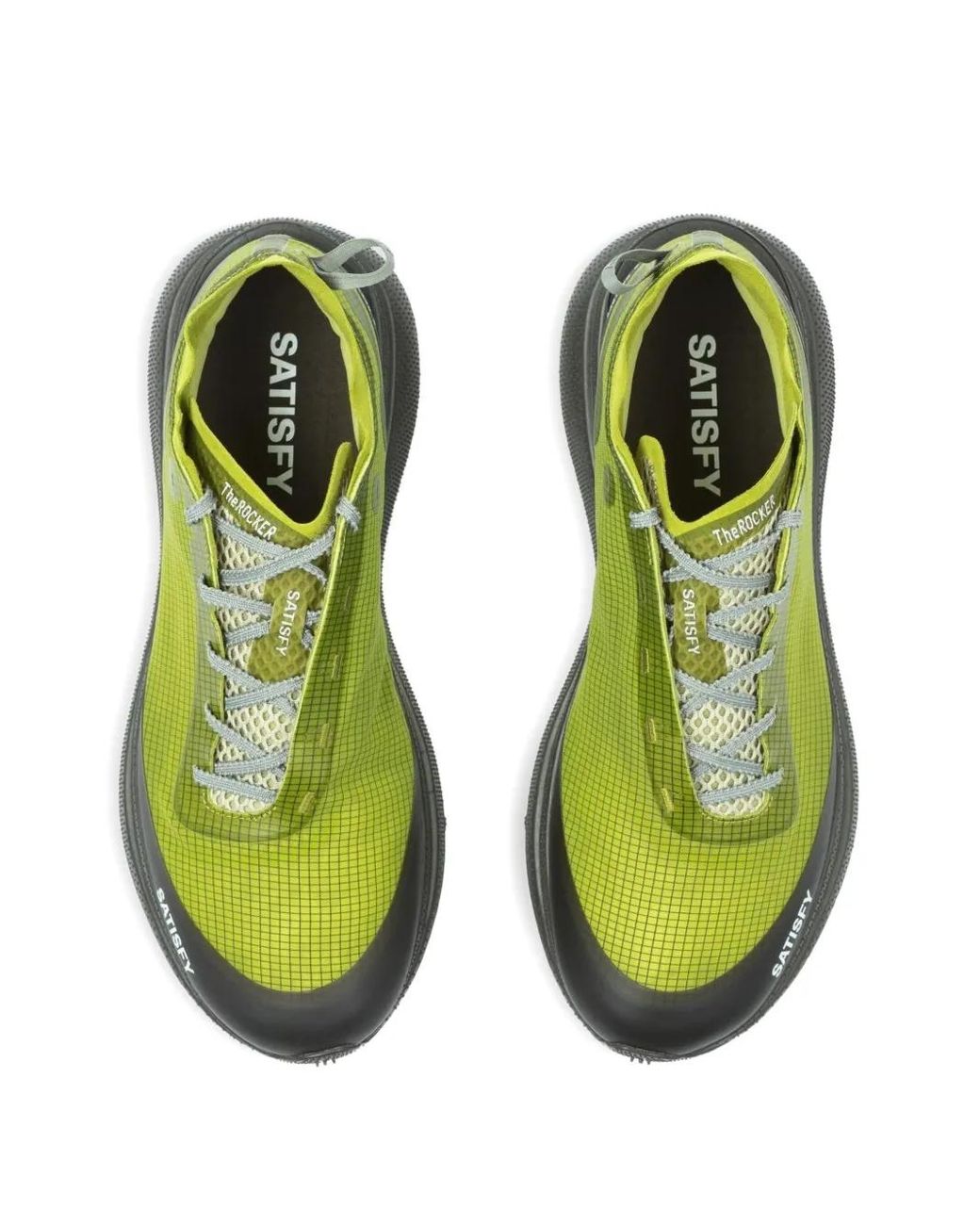 Satisfy Green Grid The Rocker Trainers for men