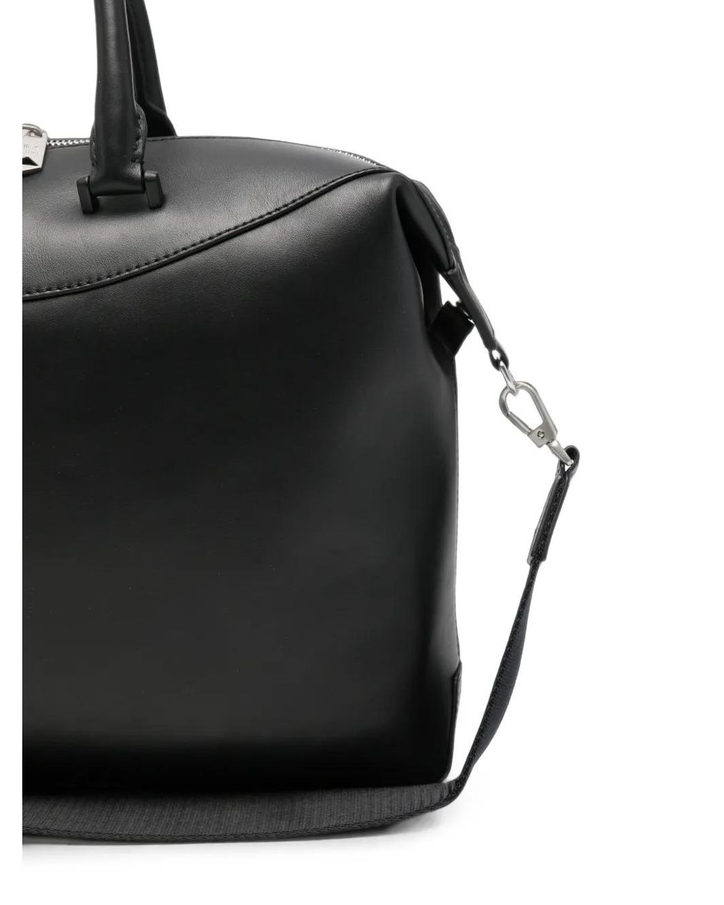 Paul Smith Black Signature Stripe Leather Briefcases Bag for men