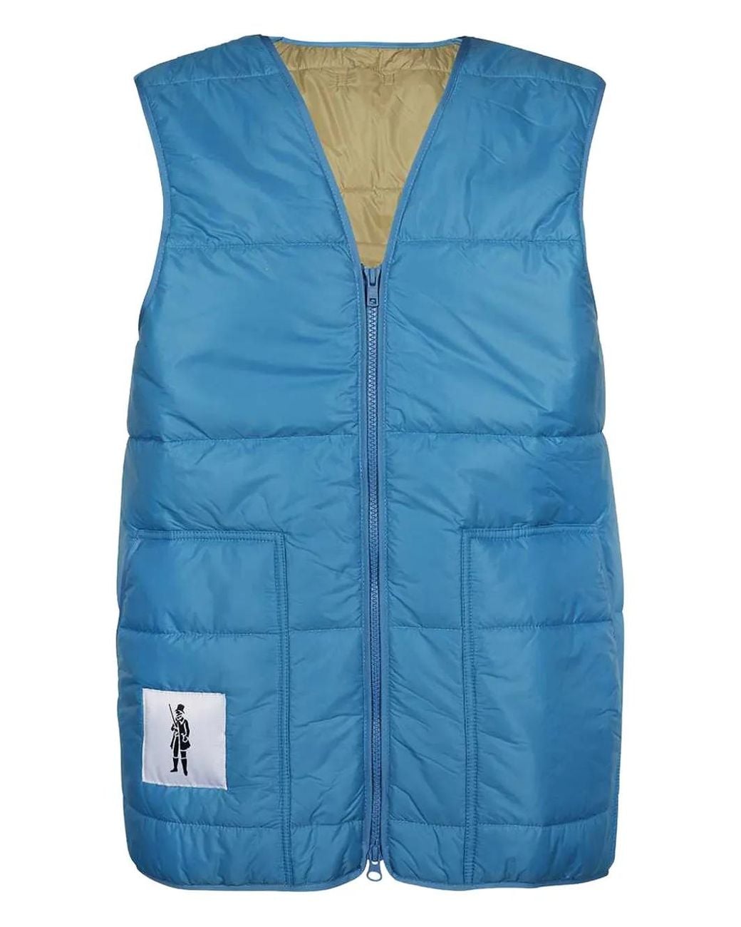 Mackintosh Gefütterte Weste in Blue für Herren