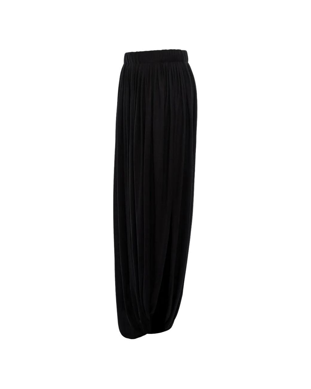 SEEN USERS Black Belted Pleated Skirt