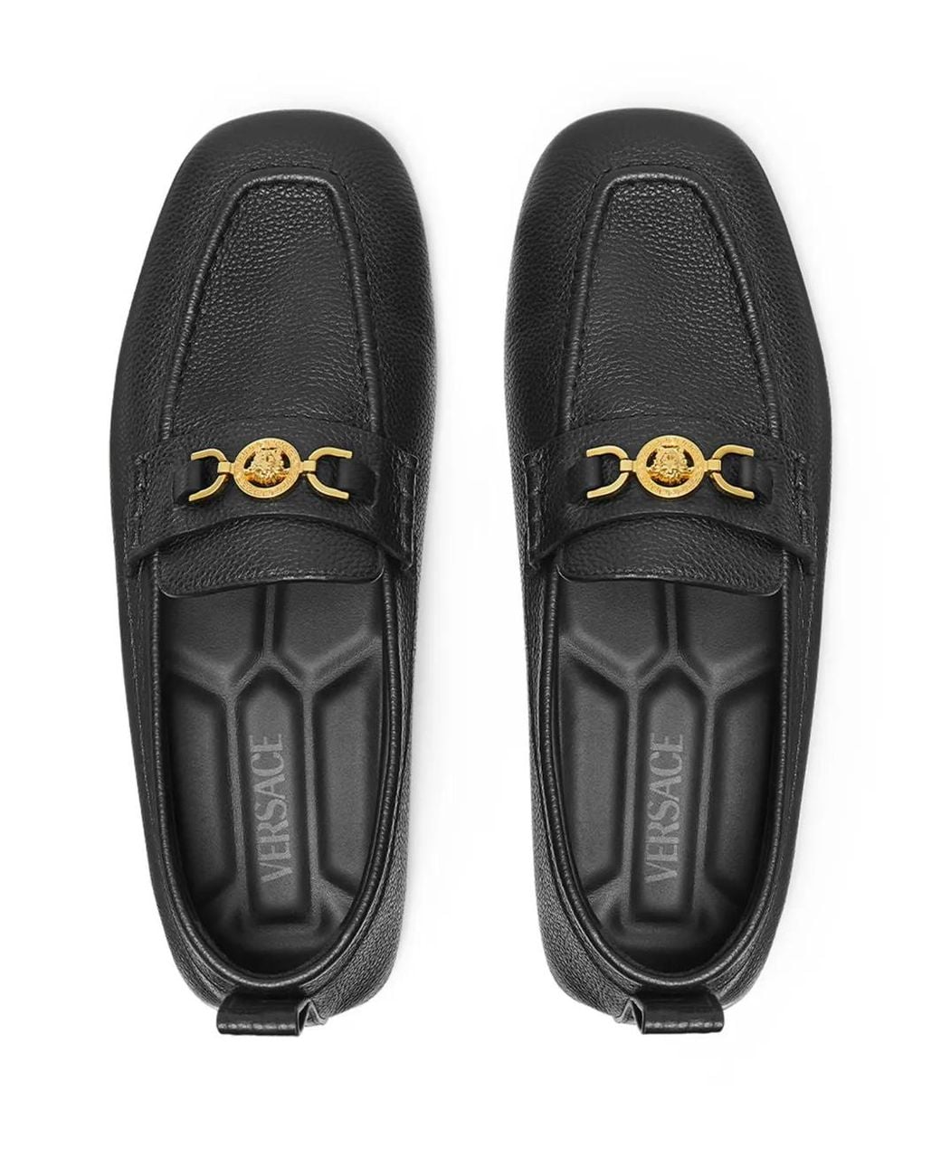 Versace Black Villa Loafers for men