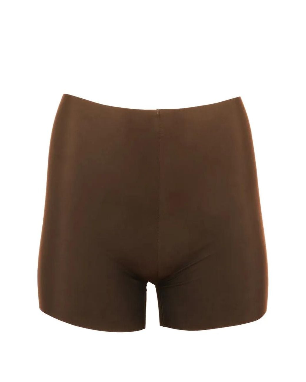 Fleur du Mal Brown Le Stretch Micro Seam-Free Shorts