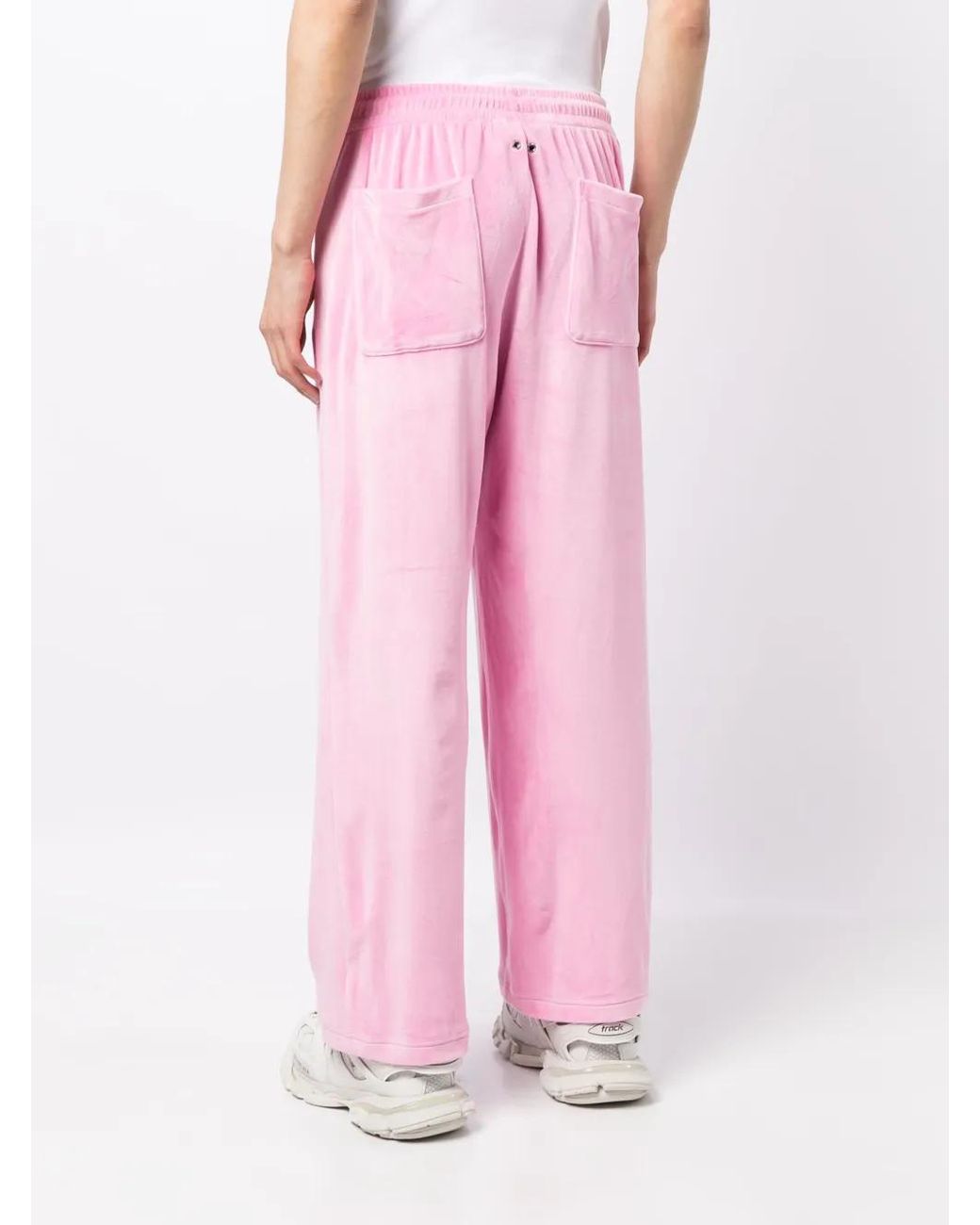 TEAM WANG design Straight Broek in het Pink