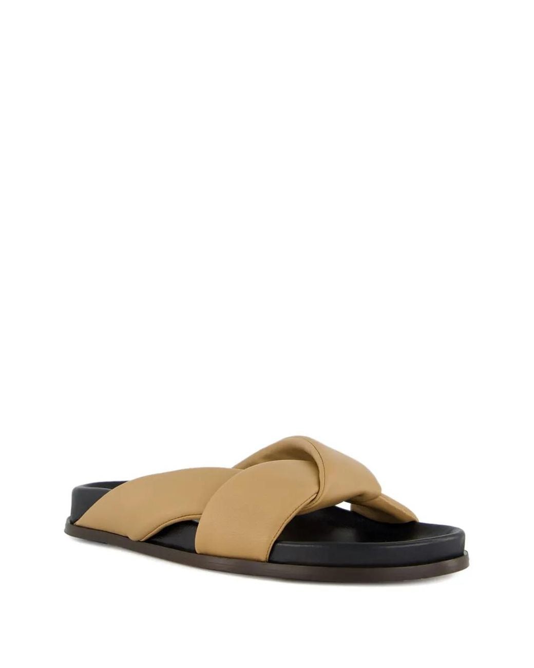 Emme Parsons Brown Folded Sandals