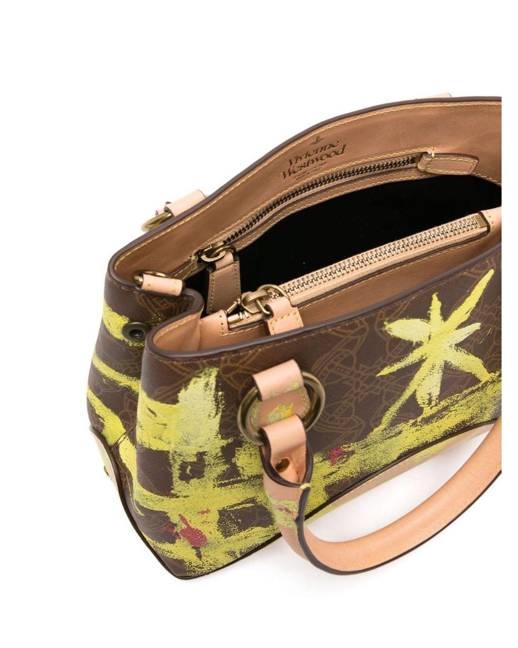 ◆Vivienne Westwood◆BRITNEY SMALL バッグ Vivienne Westwood Britney Panelled Tote Bag in Metallic | Lyst