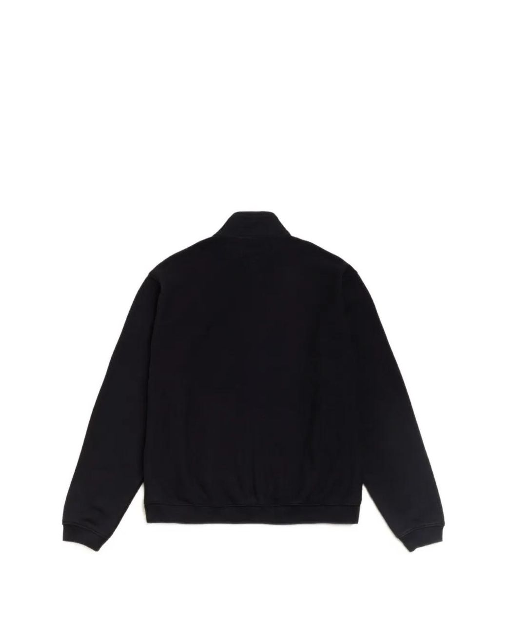 Stussy Black Zip-Up Track Jacket for men