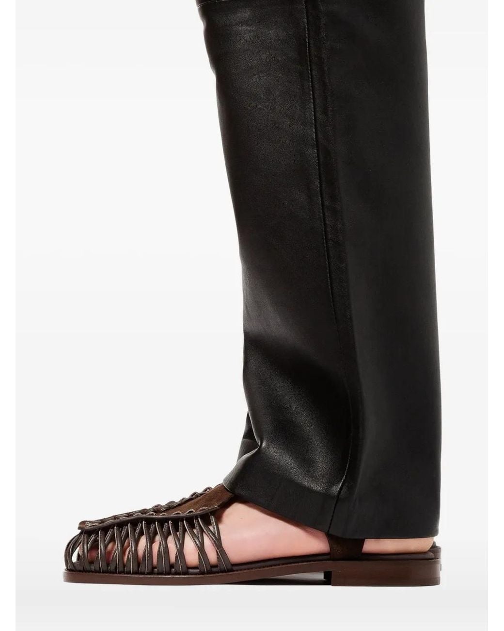 Hereu Brown Alaro Suede Sandals for men