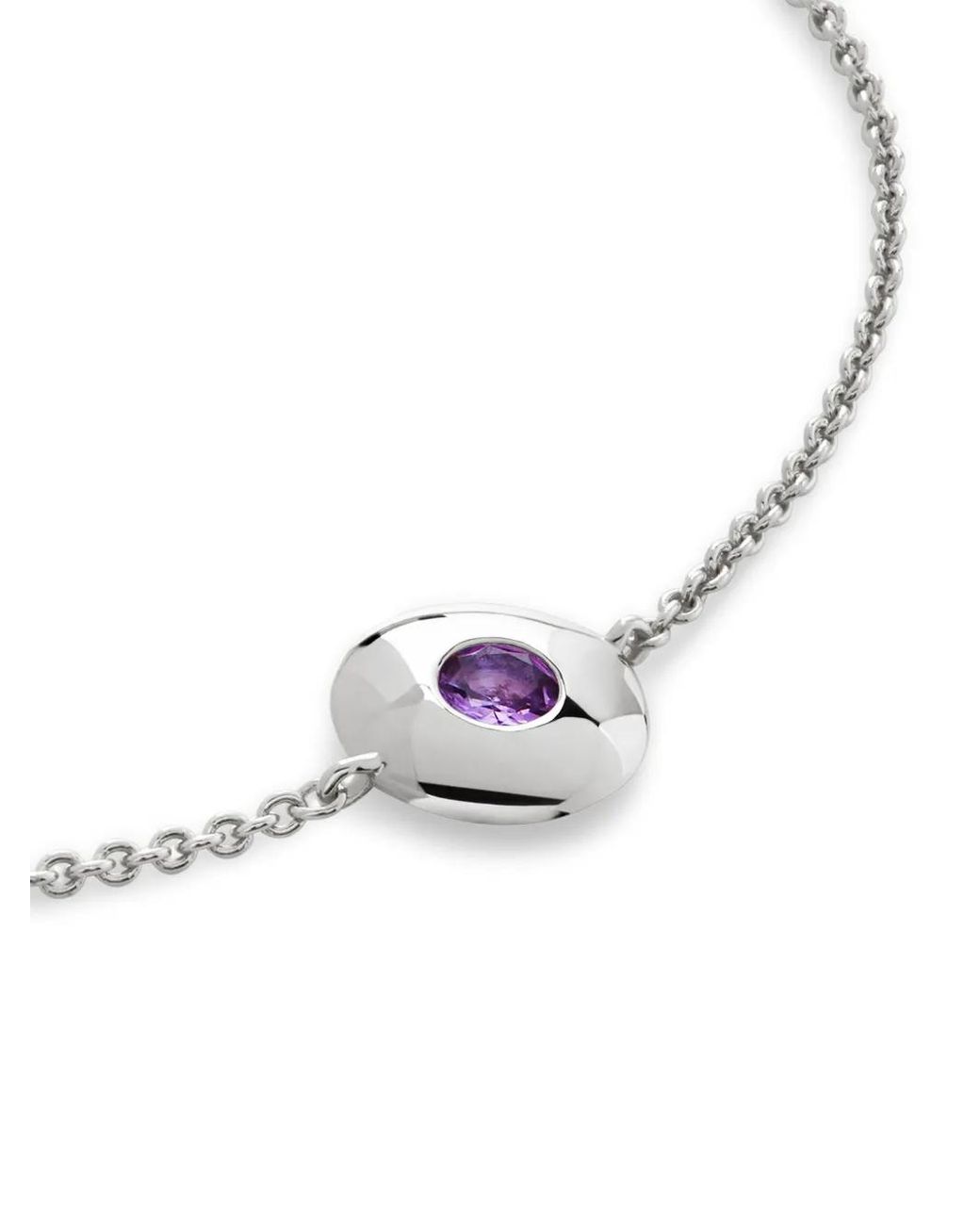 Monica Vinader White February Birthstone Bracelet