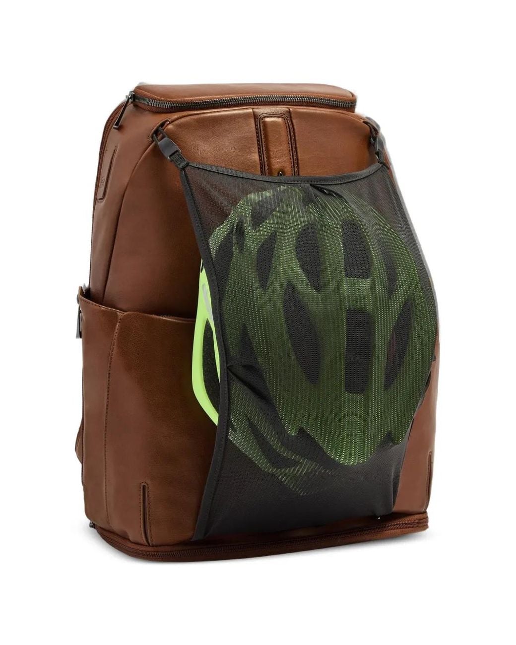 Piquadro Brown Leather Backpack for men