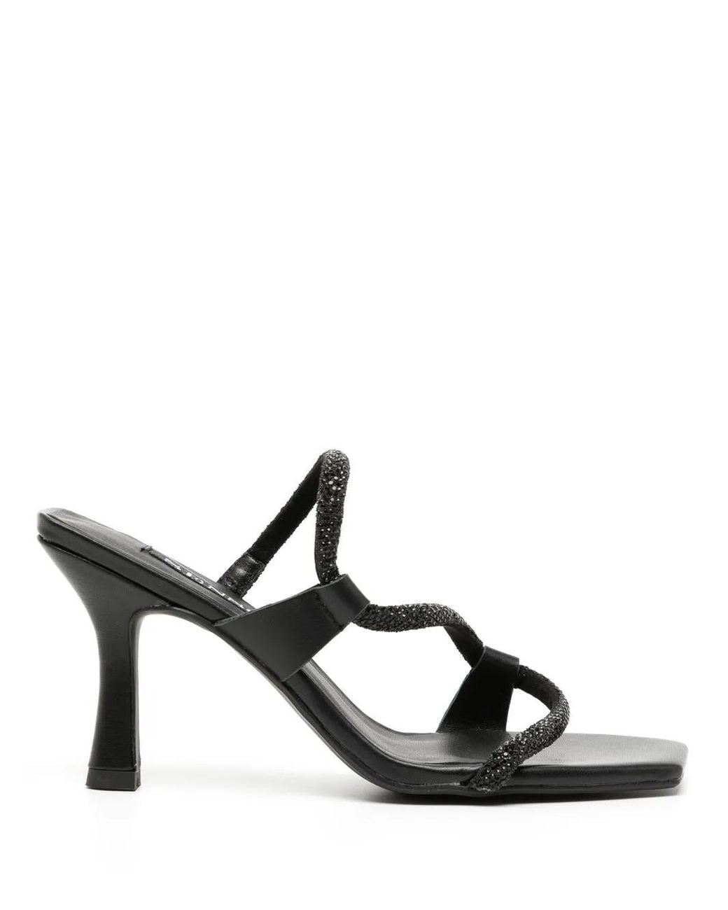 Senso Black Umee 90Mm Square-Toe Sandals