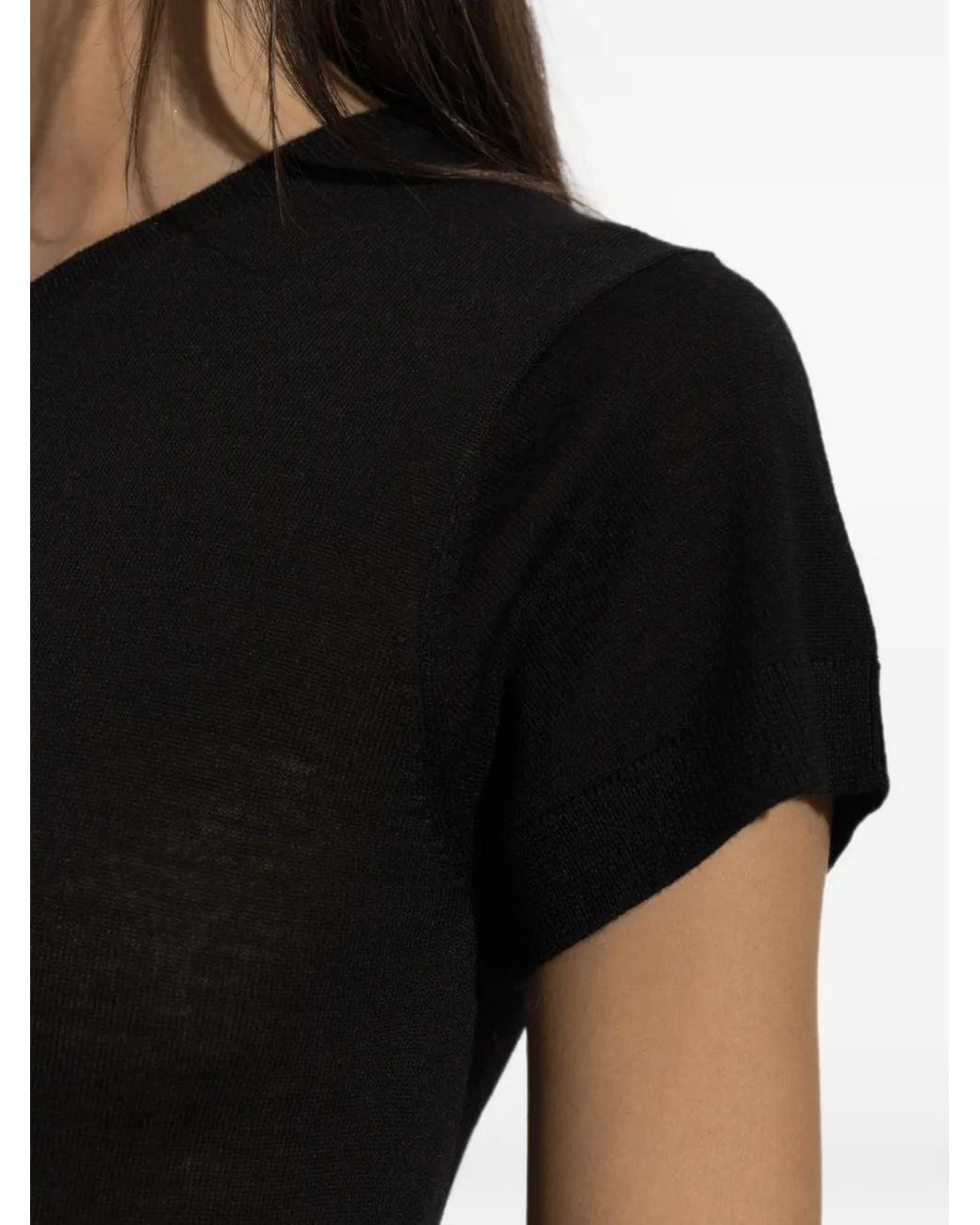 IRO Black Idille V-Neck T-Shirt