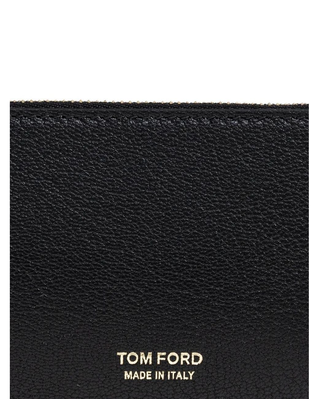 Tom Ford Black Zip-Fastening Wallet