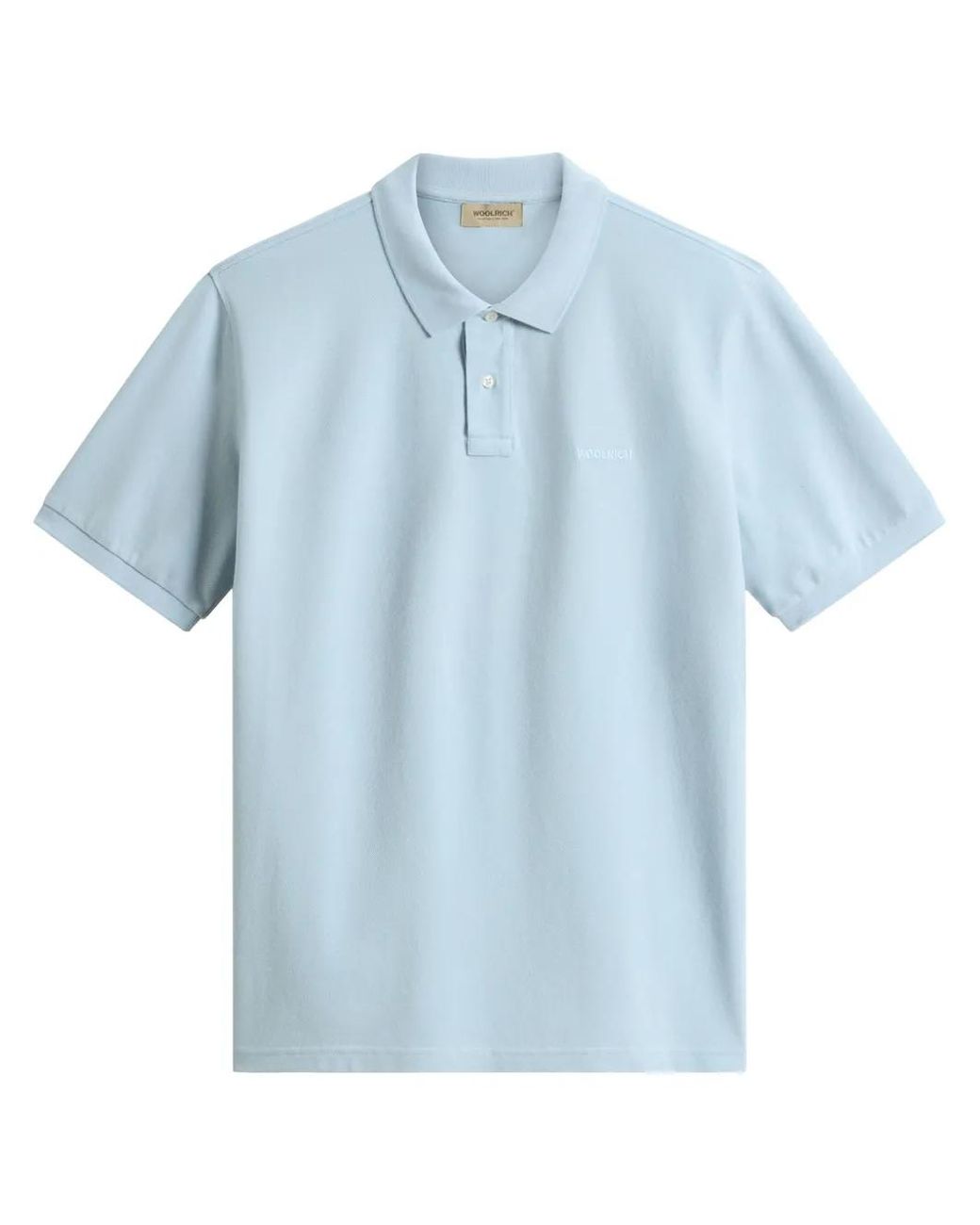 Woolrich Blue Cotton Polo Shirt for men
