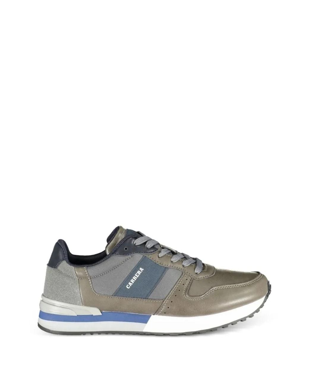 Sneakers Con Inserti di Carrera in Gray da Uomo