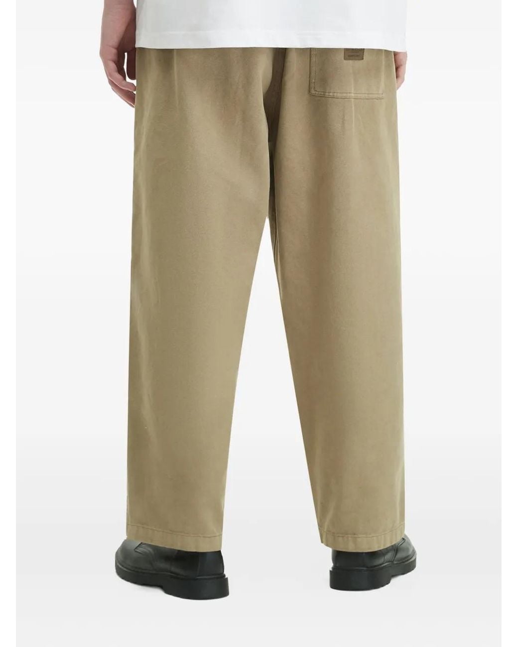 Alpha Industries Green Elasticated-Waist Trousers for men