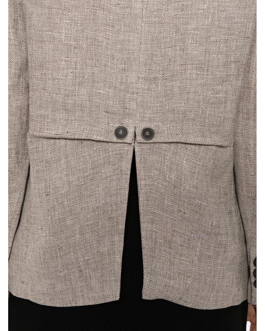 Emporio Armani White Natte Jacket